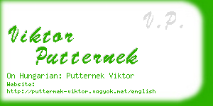 viktor putternek business card